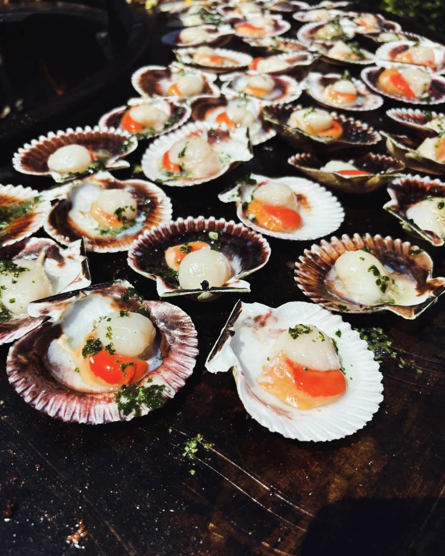 Saint Jacques des Perles Rares au brasero by Braises et Copains